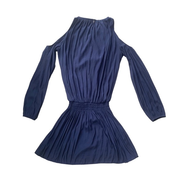 Ramy Brook Lauren Cold Shoulder Dress in Navy. Size XS. - Picture 5 of 9